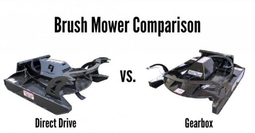 Skid-loader-brush-mower-standard-gearbox-vs-direct-drive