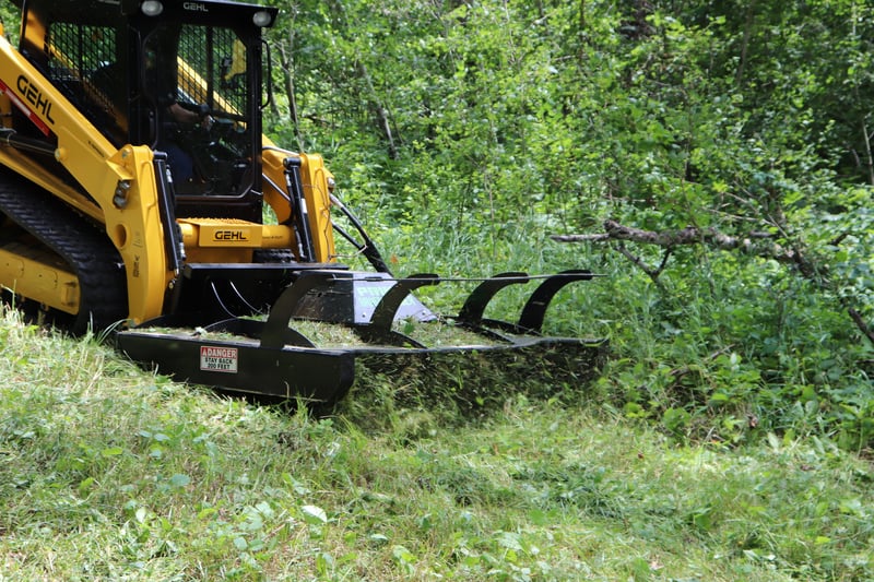 brush mower attachment